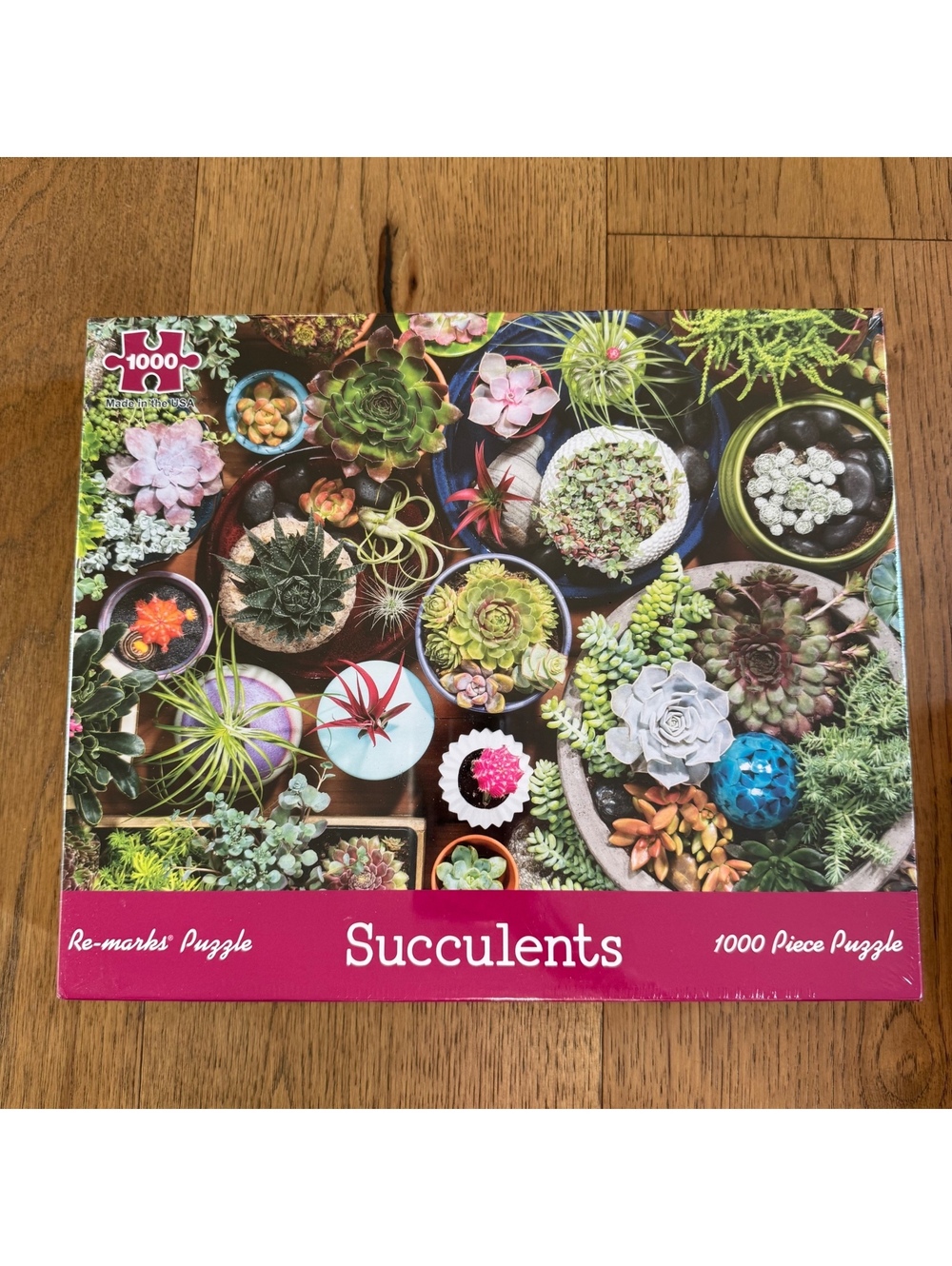Re-marks Succulents 1000 Piece Jigsaw Puzzle